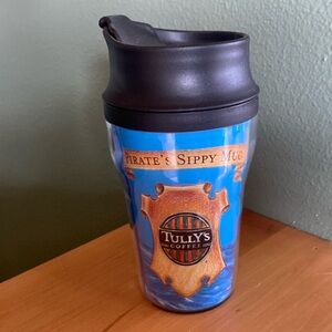 Tullys kids hot drink cup.  “Pirate’s Sippy Mug”